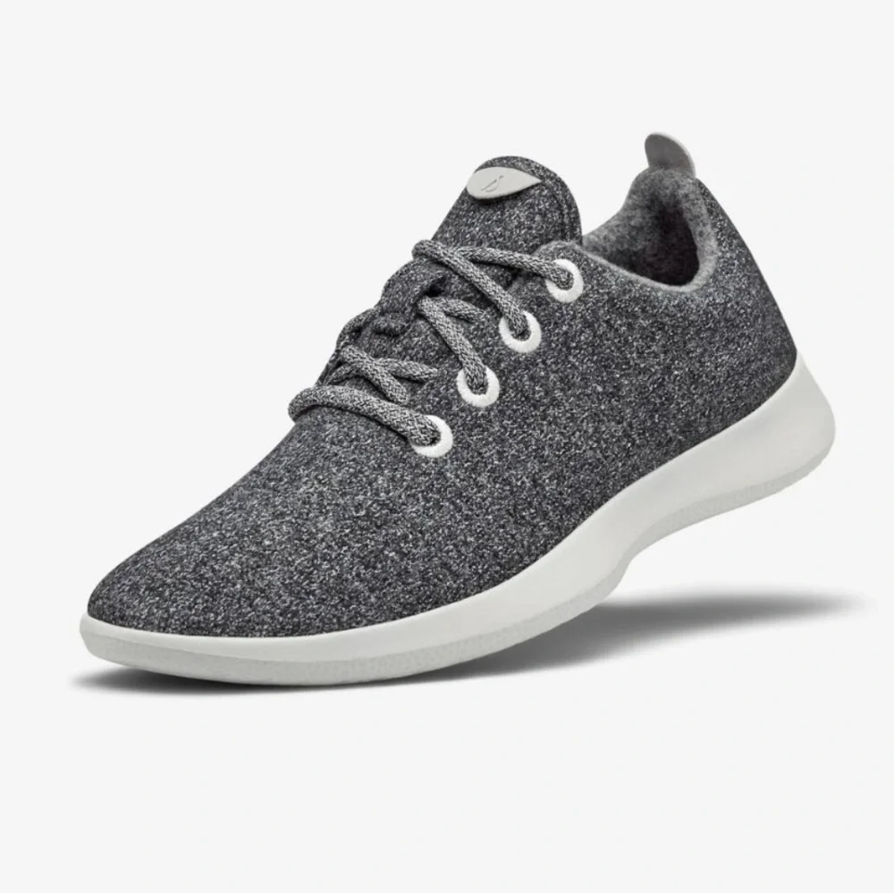 Women’s Grey AllBirds Wool Running Shoes size 8